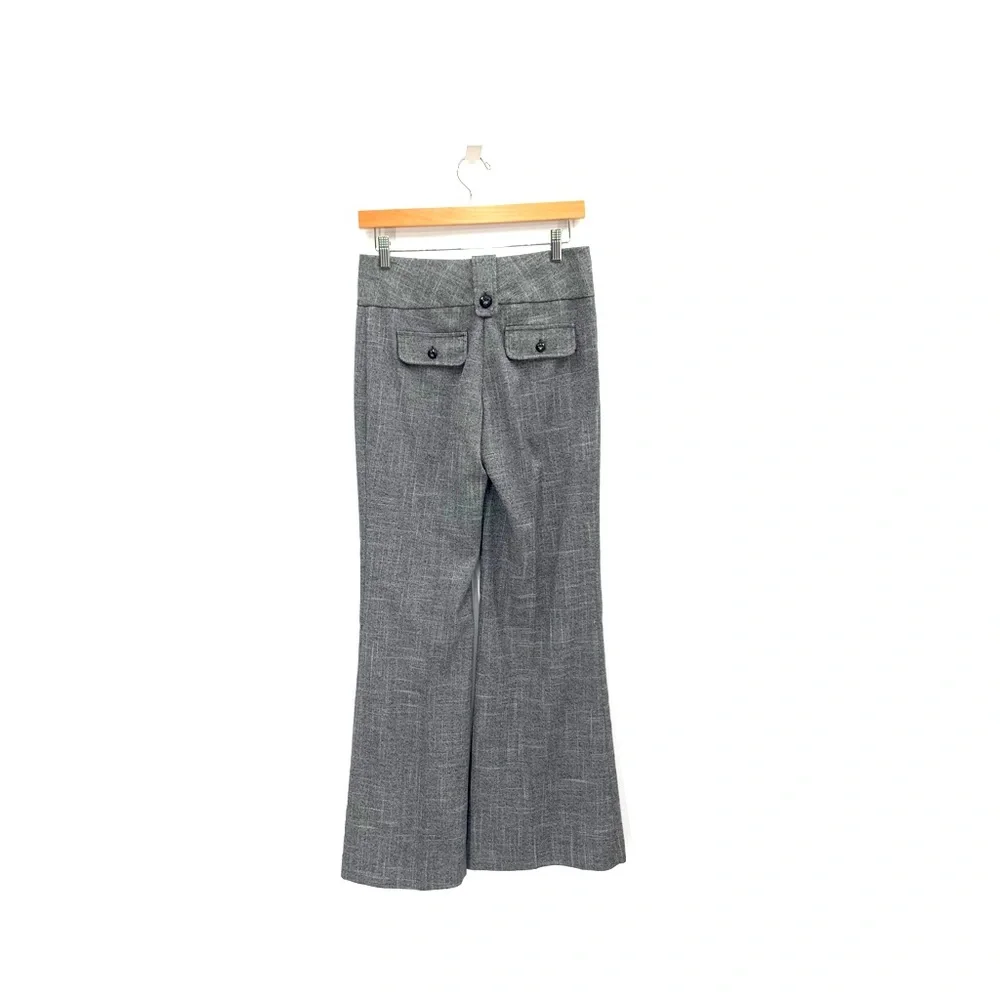 Cache Gray Wide Leg Dress Pants